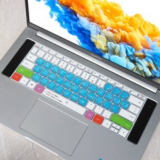 룽요우 MATEBOOKPRO 16 인치 키보드 보호스티커 막 먼지 방지 실리콘 매트, 1, PS단축 키입니다