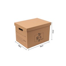 크라프트 수납 상자(91650)- 리빙 박스 종이 서류 보관 정리 함 다용도 뚜껑 상자, 상세설명참조
