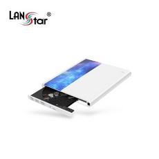 LANstar USB3.0 A+C타입 외장 ODD DVD 플레이어 LS-EXODDH 리모컨포함 읽기 쓰기 HDMI출력, 1개