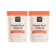 아더푸드 펌킨 브레드 빵 머핀 믹스 229g 2팩 Other Foods Pumpkin Bread Muffin Mix, 2개