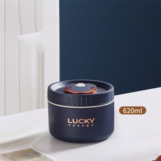 USB보온도시락 휴대용 단열 도시락 상자 쌓을 수 있는 누출 방지 밀폐 스테인리스 스틸 용기, F, 1개