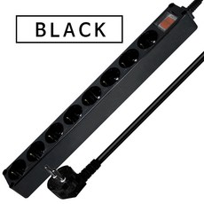 블랙탭 현대 블랙 PVC S/W 멀티탭 8구 HM16-85, 8구1.5미터 HM-16-815, 1개