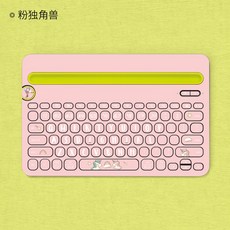 SKINAT 나기 K480 보호필름 LOGITECH 먼지 방지 시트지, 1, 핑크 유니콘