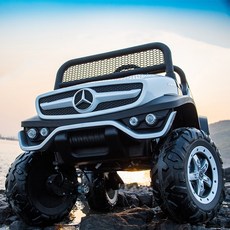 무선전동차슈퍼 Unimog 어린이 전기 자동차 4 륜 및 4 륜 구동 리모콘 베이비 키즈 메르세데스-벤츠 플레이, 07. 표준 구성-듀얼 드라이브 +, 단일옵션