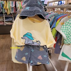 밀리밤청반바지