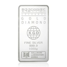 한국금다이아몬드 실버바 1000g 투자용
