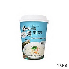 (푸른가족) 푸른가족 해물 영양컵죽-15ea, 상세페이지 참조, 상세페이지 참조