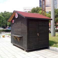 야외방갈로 조립식 방가로 방갈로 편백나무파티션 방갈로주택, 스타일 15(평방미터 당가격)
