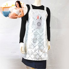 제로파 전자파차단 앞치마 고급형 특허받은 임산부 앞치마, 1개, 실버