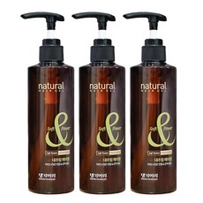댕기머리 내추럴 헤어젤 250g, 3개, 200ml