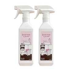 하이호 배쓰룸클리너 500ml+500ml 생분해 효소베이스 냄새없는 프리미엄 욕실세정제 화장실세정제