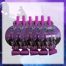 일회용스푼 디저트 아이스크림 숟가락 디즈니 교사 만화 영어 테마 생일 파티 일회용, 1개, 10.Blowouts-6pcs