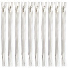 25cm 콘솔지퍼 10인치 콘실지퍼 숨은지퍼, 10개, 백아이보리(030) 10개, 백아이보리(030)