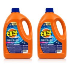 테크 딥클린 엑스퍼트 세제 4L 일반용 2개, 테크 딥클린 엑스퍼트 세제 4L 일반용 2개 코스트코