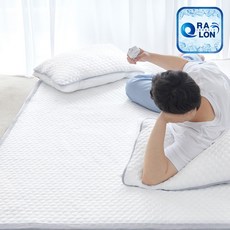 큐라론 시원한 쿨파워 접촉 냉감 침대 패드 패밀리세트
