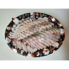 신안 지도 임자도 자연산 덕자 회 450g 한접시, 1개