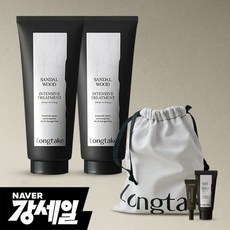 롱테이크 샌달우드 트리트먼트 200ml 2입+기프트, 03 블랙티 앤 피그 2입, 2개 - 롱테이크샌달우드