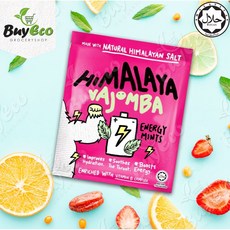 히말라야 솔트 캔디 에너지 민트 사탕 Himalaya energy mint Candy 12팩, 12개, 15g