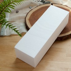 직사각스티로폼-고강도 (30x10cm) 조화 인테리어, 6p - 스티로폼격파