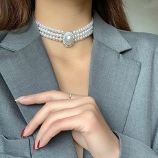 비비안웨스트우드초커목걸이진주