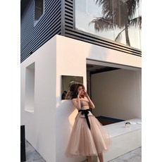 연주회드레스 허리띠 파티복 연주