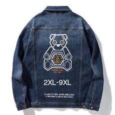 쥬엔리치 남자 빅사이즈 청자켓 데님 자켓 JRN7101