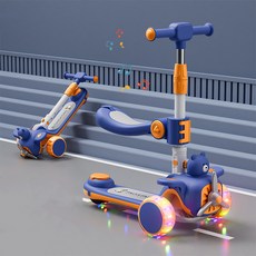 eyimtech 2in1 접이식 아동용 킥보드 곰돌이 씽씽이