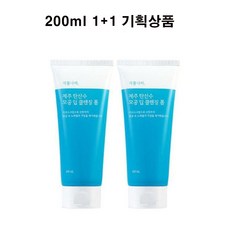 식물나라 제주 탄산수 딥 클렌징 폼 200ml, 1세트