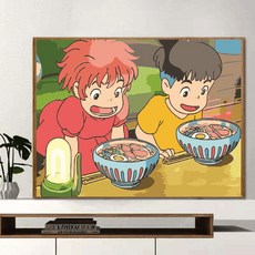 이젤캔버스색칠세트