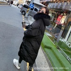 Makone여자 겨울 코트 롱 코트겨울 외투 속 롱패딩 솜저고리 여성
