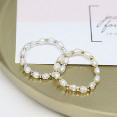 레이어드진주반지