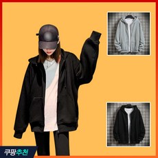 엠로트 남녀공용 커플 오버핏 후드집업