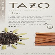 Tazo Chai Organic Black Tea Filter Bag 24/Box Tazo Chai 유기농 홍차 필터 백 24 / 박스, nullp