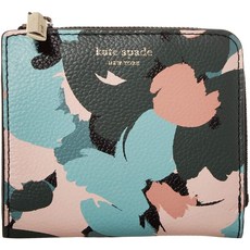 다사줌 Kate Spade New York Margaux Brush Bloom Small Bifold Wallet (케이트 스페이드 뉴욕 마고 브러시 블룸 스몰 비폴드 지갑)