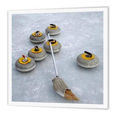 3dRose ht_72338_3 Curling Stones Idaburn Dam South Island New Zealand-David Wall-Iron on Heat T, 단일옵션