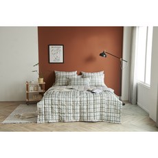 빈티지체크이불