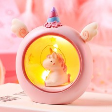 드림캐쳐 생일선물 기념품 동창생선물 단짝친구 .전체반 선생님 아이디어 귀여운 작은, T10-블루 날개 유니콘+유니콘 열쇠고리 유니콘 선물상자-중간