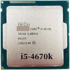 CPU c I54670K I5 4670K 4670 K 3.4 GHz QuadCore QuadThread 84W 6M Processor LGA 1150 - i54670