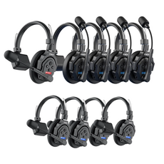 Synco Xtalk 2.4G 전이중 싱글 이어 원격 헤드셋 영화 및 TV 팀 스튜디오 X5 용 무선 인터콤 시스템