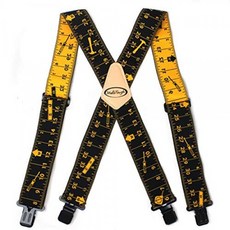 MELOTOUGH Tool Belt Suspenders Work Suspenders 2" Wide Adjustable and Elastic Br