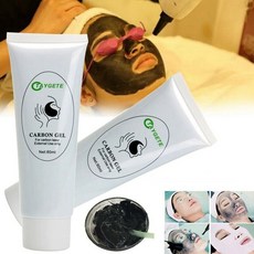 ND YAG 레이저 피부 회춘 미백 필링 딥 클리닝 안전한 카본 크림 젤 10 개 5 2 1 80 ml/PC, 02 2pcs, 2 PCS