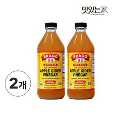 브래그 사과 식초, 473ml, 2개