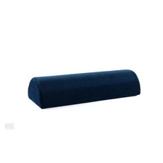 라텍스베개 긴 반원형 천연 라텍스 지지 원통형 수면 60 40cm, 3.velvet navy blue - 40x18x10c, 1개