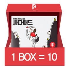 페슬러 배변패드 싸다패드 중형 1 BOX (60매×10) 미끄럼방지, 60개입, 10개 - 싸다패드