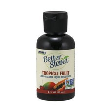 Now Foods 스테비아 액체 천연 감미료 트로피칼 59mL, 단일상품