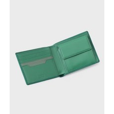 TAKEO KIKUCHI STANDARD Soft leather bi-fold wallet G87-01275 Green