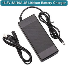 16.8V 5A 10A 전원 어댑터 리튬 이온 배터리 충전기 14.4V 14.8V 4 스트링 팩, 03 16.8V 10A EU PLUG