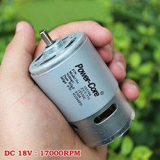 RS-775 DC 12V-24V 18V 17000RPM 고속 전력 대형 토크 더블 볼 베어링 드릴 스크루 드라이버 정원 전기 도구 모터
