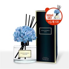 시즈넬 플라워 디퓨져 200ml 미니수국 조화 라벤더, 블랙로즈향