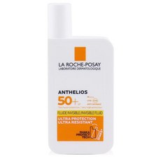 La Roche Posay Anthelios Invisible Fluid Sun Cream 라로슈포제 안뗄리오스 울트라 선크림 SPF 50+ 1.7oz(50ml), 1개